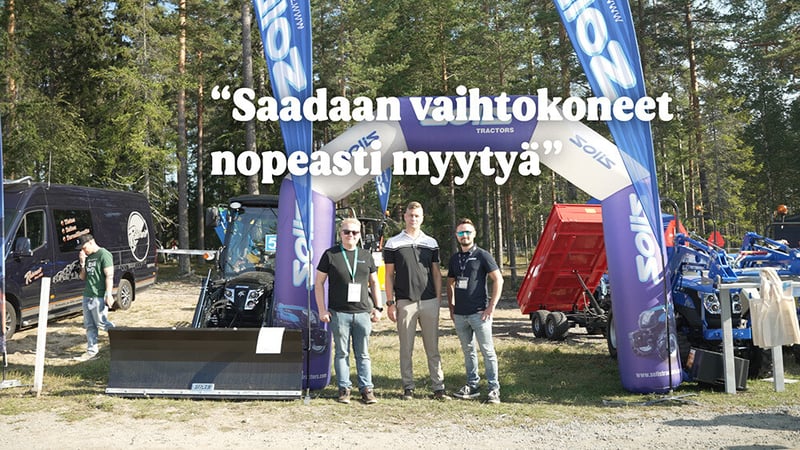 Solis Traktorit myy koneet huutokaupalla